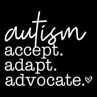 Autism Accept Adapt Advocate Flat Bill Trucker Hat