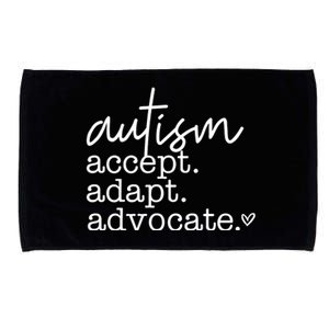 Autism Accept Adapt Advocate Microfiber Hand Towel