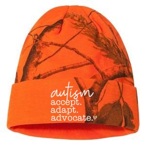 Autism Accept Adapt Advocate Kati Licensed 12" Camo Beanie