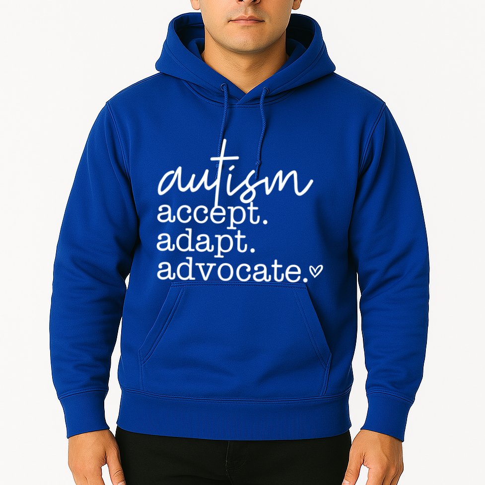 Autism Accept Adapt Advocate Hoodie