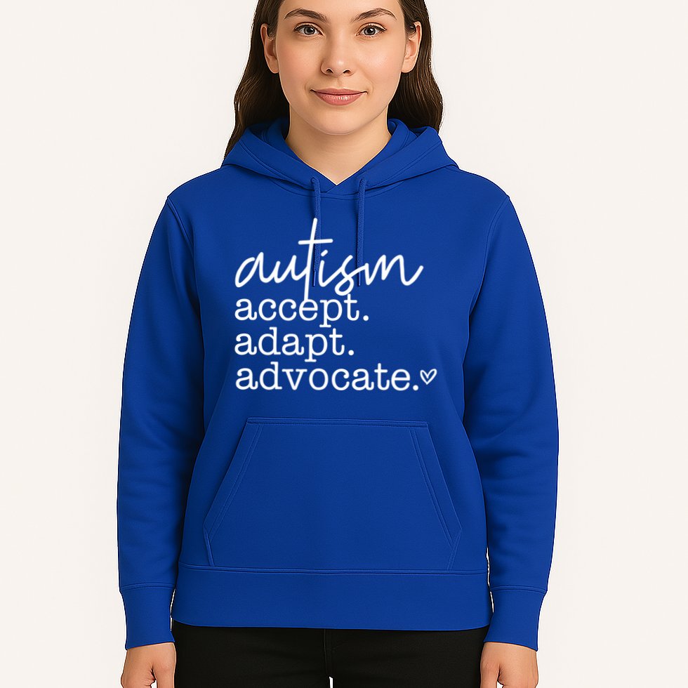 Autism Accept Adapt Advocate Hoodie