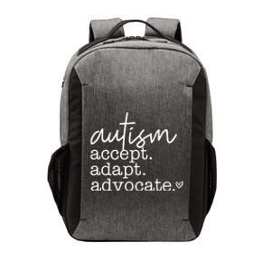 Autism Accept Adapt Advocate Vector Backpack