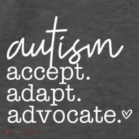 Autism Accept Adapt Advocate Vector Backpack