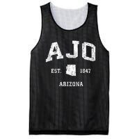 Ajo Arizona Az Vintage Athletic Sports Design Mesh Reversible Basketball Jersey Tank