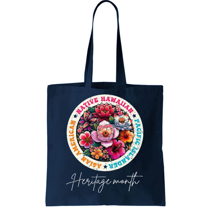 Aapi Asian American Pacific Islander Month Heritage Vintage Tote Bag