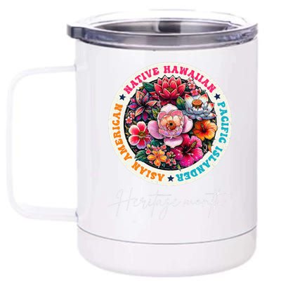 Aapi Asian American Pacific Islander Month Heritage Vintage 12 oz Stainless Steel Tumbler Cup