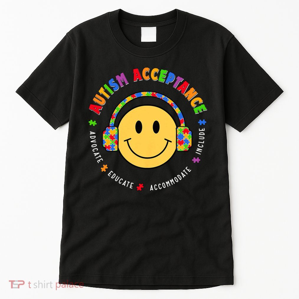 Autism Awareness Acceptance Special Education Teacher Tall T-Shirt