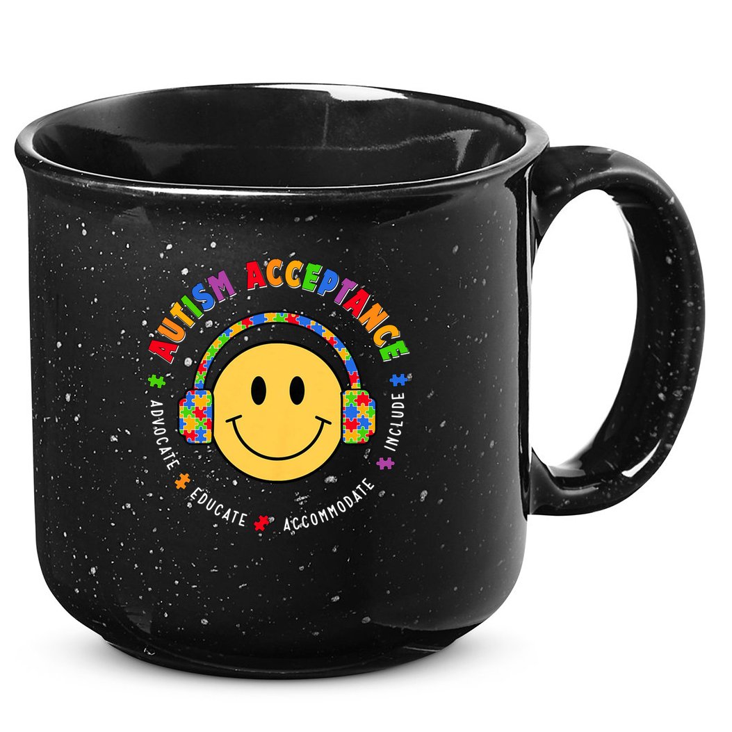 Autism Awareness Acceptance Special Education Teacher 15oz Campfire Ceramic Mug