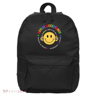 Autism Awareness Acceptance Special Education Teacher 16 in Basic Backpack