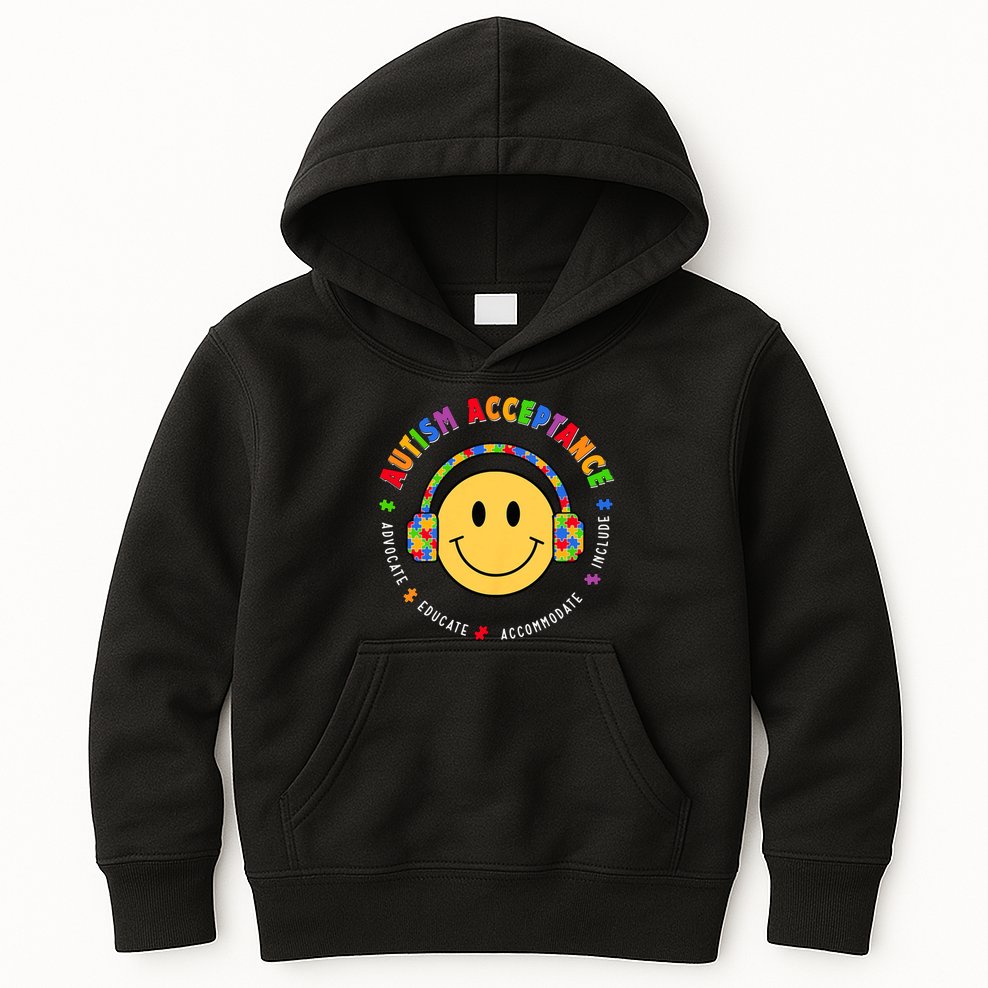 Autism Awareness Acceptance Special Education Teacher Kids Hoodie