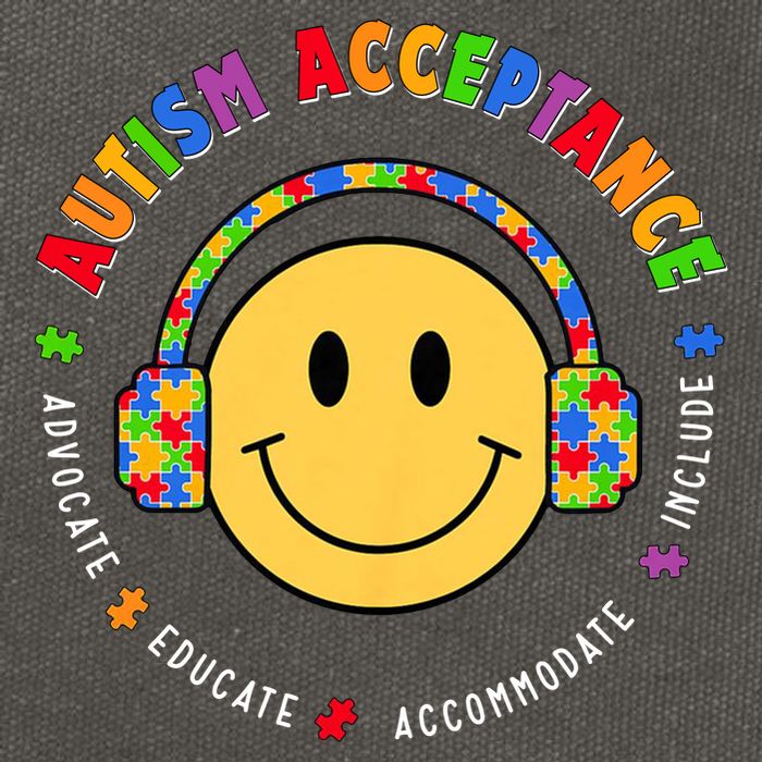 Autism Awareness Acceptance Special Education Teacher Cotton Canvas Backpack