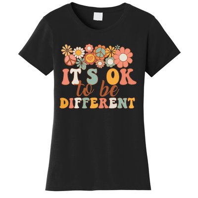 Autism Awareness Acceptance Its Ok to Be Different Women's T-Shirt