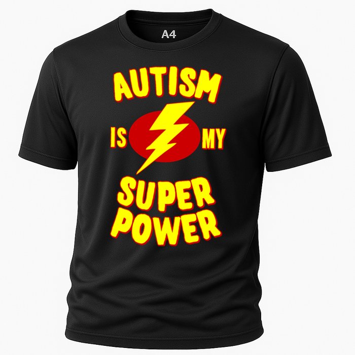 Autism Awareness Autism Is My Super Power Cooling Performance Crew T-Shirt