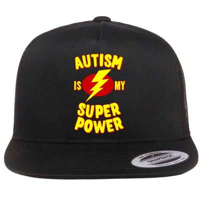Autism Awareness Autism Is My Super Power Flatbill Hat