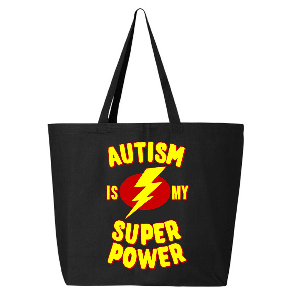 Autism Awareness Autism Is My Super Power 25L Jumbo Tote