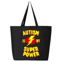 Autism Awareness Autism Is My Super Power 25L Jumbo Tote