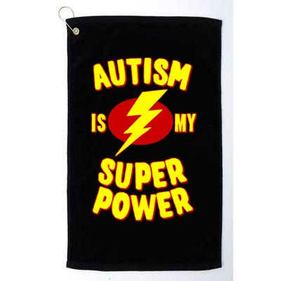 Autism Awareness Autism Is My Super Power Golf Towel