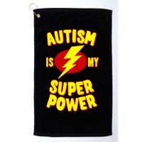 Autism Awareness Autism Is My Super Power Golf Towel