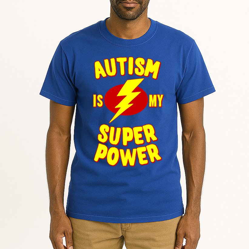 Autism Awareness Autism Is My Super Power Tall T-Shirt