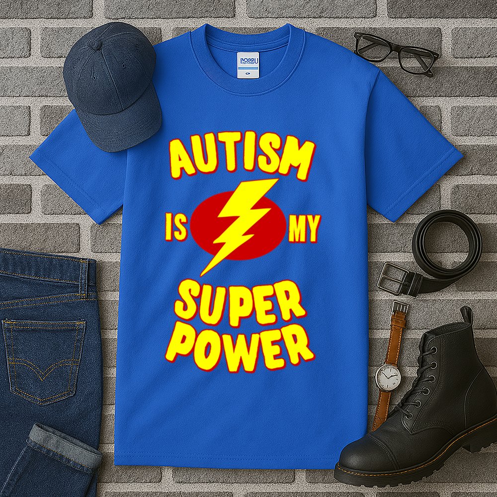 Autism Awareness Autism Is My Super Power Tall T-Shirt