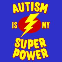 Autism Awareness Autism Is My Super Power Zip Tote Bag