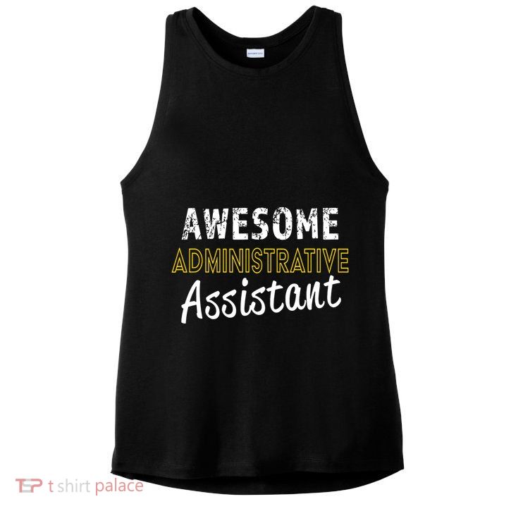 Administrative Assistant Appreciation Gift Admin Day Ladies PosiCharge Tri-Blend Wicking Tank