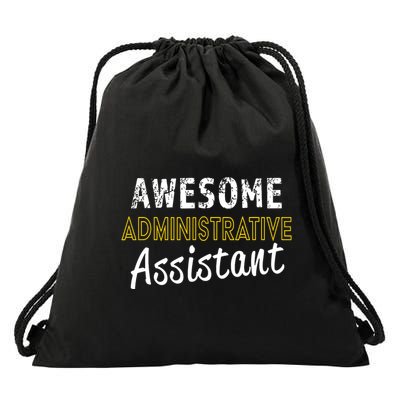 Administrative Assistant Appreciation Gift Admin Day Drawstring Bag