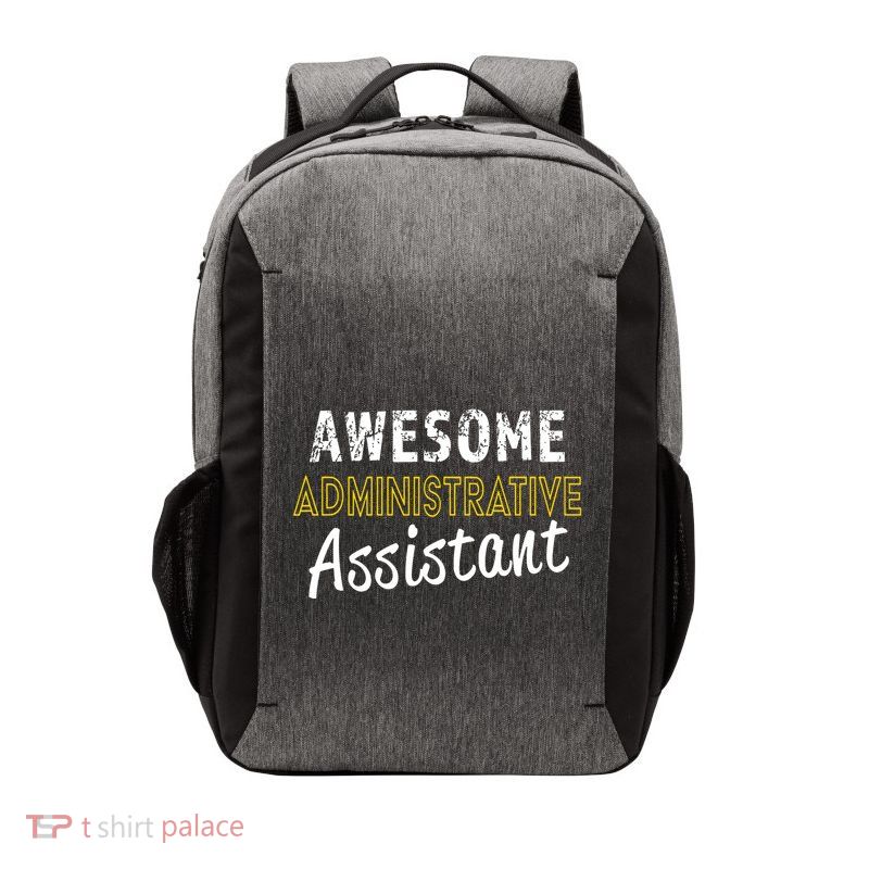 Administrative Assistant Appreciation Gift Admin Day Vector Backpack
