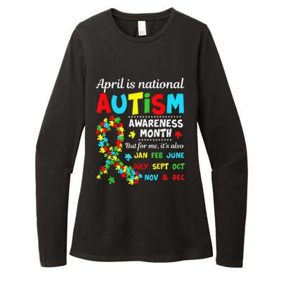 Autism Awareness April Is National Autism Awareness Month Womens CVC Long Sleeve Shirt