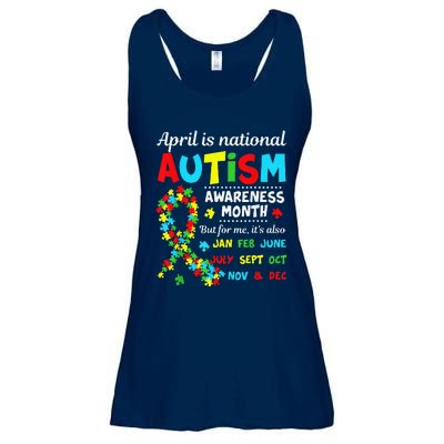 Autism Awareness April Is National Autism Awareness Month Ladies Essential Flowy Tank