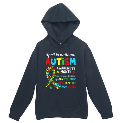 Autism Awareness April Is National Autism Awareness Month Urban Pullover Hoodie