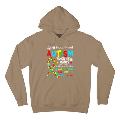 Autism Awareness April Is National Autism Awareness Month Hoodie