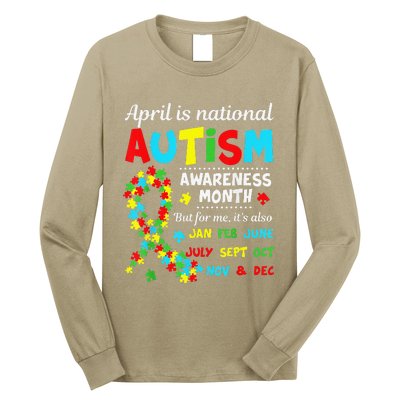 Autism Awareness April Is National Autism Awareness Month Long Sleeve Shirt