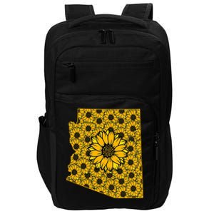 Arizona Az America Summer Sunflower Flower Floral Art Nature Meaningful Gift Impact Tech Backpack