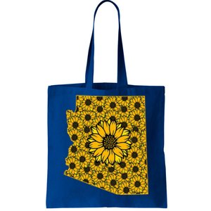 Arizona Az America Summer Sunflower Flower Floral Art Nature Meaningful Gift Tote Bag