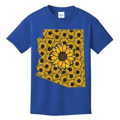 Arizona Az America Summer Sunflower Flower Floral Art Nature Meaningful Gift Kids T-Shirt