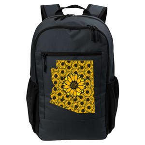 Arizona Az America Summer Sunflower Flower Floral Art Nature Meaningful Gift Daily Commute Backpack