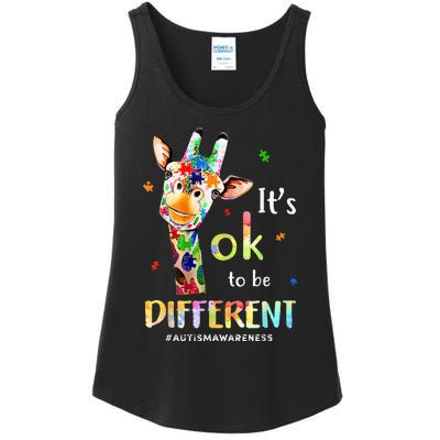 Autism Awareness Acceptance Its Ok To Be Different Ladies Essential Tank