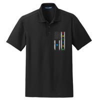 Autism Awareness American Flag Autism Awareness Puzzle Dry Zone Grid Polo