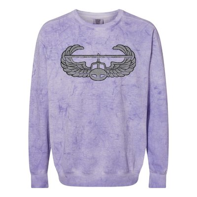 Army Air Assault Badgeinsignia Colorblast Crewneck Sweatshirt