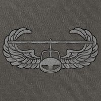Army Air Assault Badgeinsignia Cotton Canvas Backpack