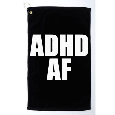 Adhd Af Golf Towel