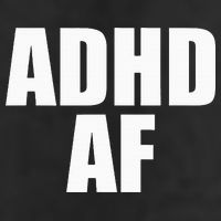 Adhd Af Golf Towel