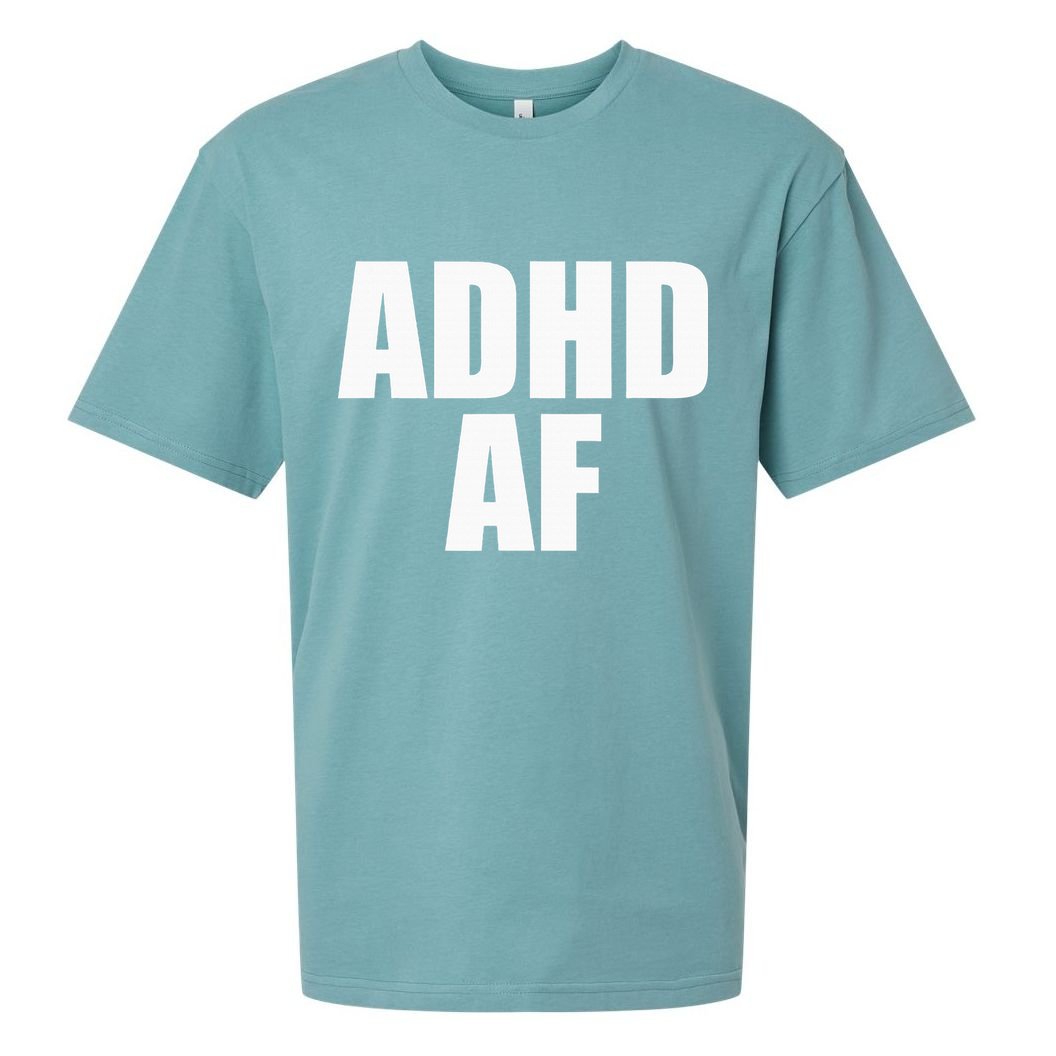 Adhd Af Sueded Cloud Jersey T-Shirt