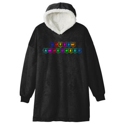 Autism Awareness Hooded Wearable Blanket