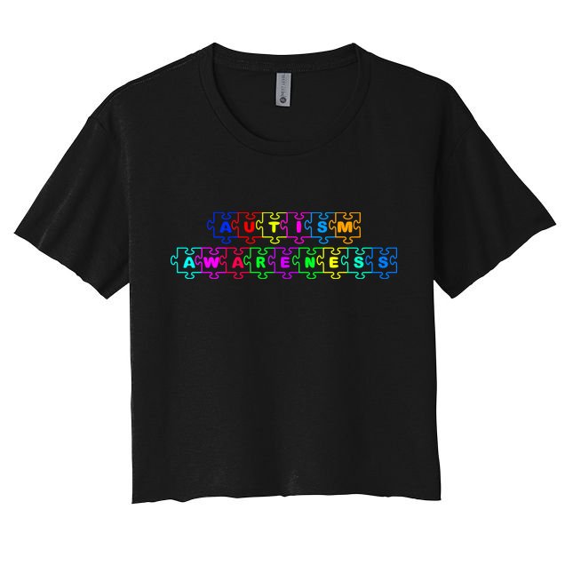 Autism Awareness Crop Top
