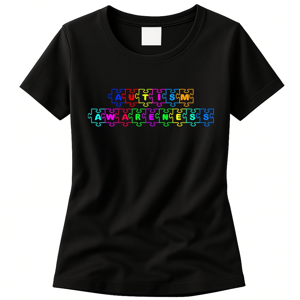 Autism Awareness Womens T-Shirt