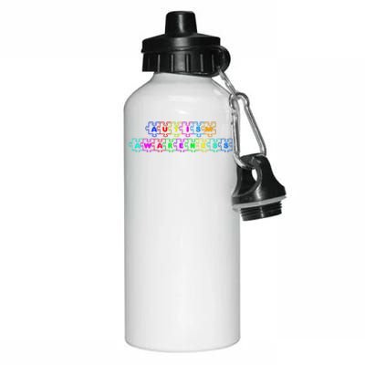 Autism Awareness Aluminum Water Bottle 