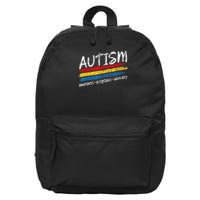 Autism Awareness Apparel – Support Acceptance & Advocacy 16 in Basic Backpack