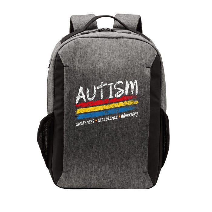Autism Awareness Apparel – Support Acceptance & Advocacy Vector Backpack